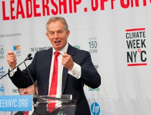 Tony Blair at Climate Week NYC Tony Blair at Climate Week NYC